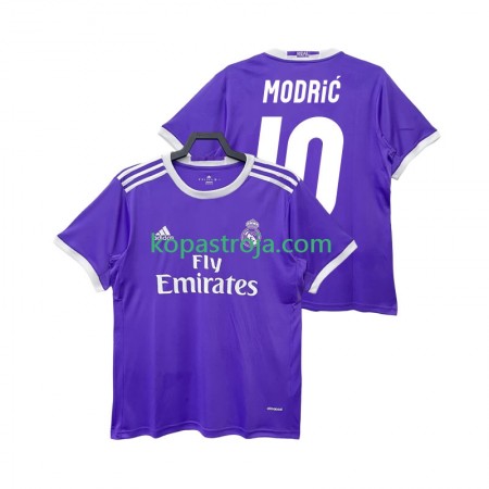 Billiga Fotbollströjor Real Madrid LUCA Modrić 10 2016 2017 Retro Borta tröja Kortärmad